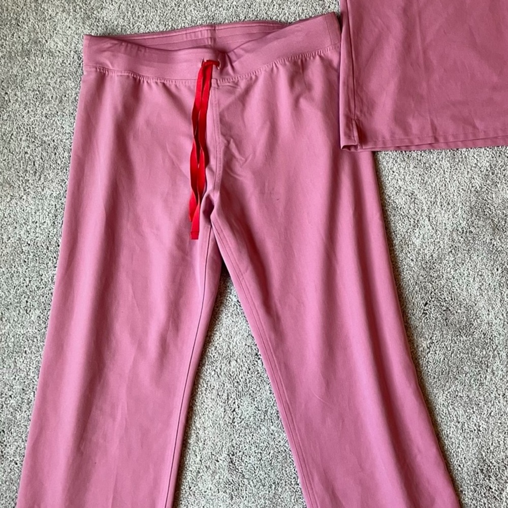 FIGS chalk pink livingston scrub pants, regular length